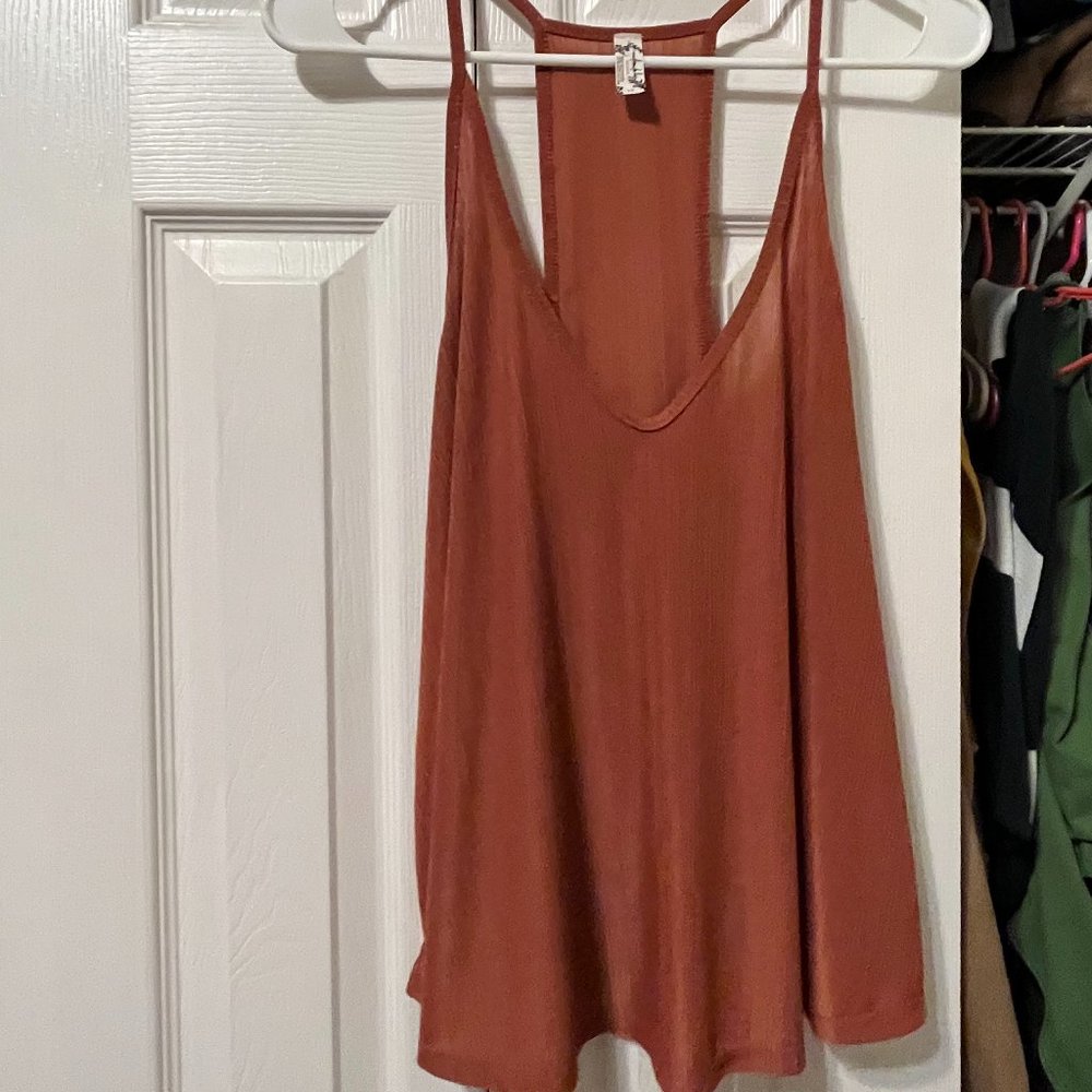 Free People Tank Top - Burnt Orange